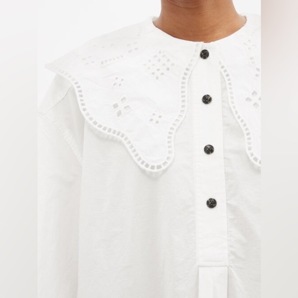 Ganni Oversized Midi Dress - Picture 4 of 9